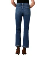 The Callie Mid-Rise Crop Boot-Cut Jeans
