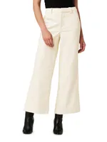 The Mia Faux Leather Cropped Pants