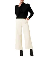 The Mia Faux Leather Cropped Pants