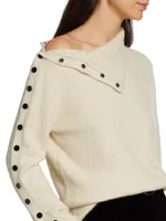 Cashmere Buttoned Sweater