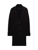 Alpaca-Blend Long Coat