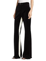 Velvet Belted Suiting Pants