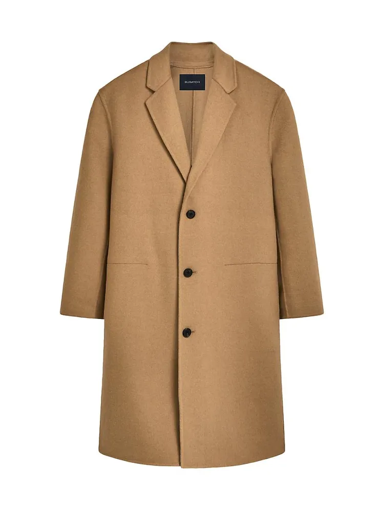 Three-Button Three-Quarter Length Coat