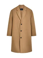 Three-Button Three-Quarter Length Coat