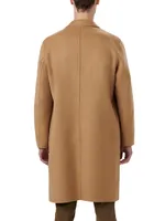 Three-Button Three-Quarter Length Coat