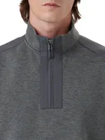 Quarter-Zip Long-Sleeve Sweater