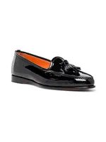 Andrea Patent Leather Tassel Loafers