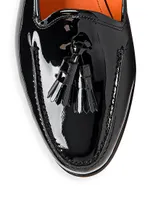 Andrea Patent Leather Tassel Loafers