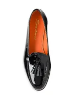 Andrea Patent Leather Tassel Loafers