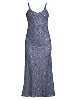 Brigid Beaded Midi-Dress