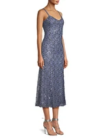 Brigid Beaded Midi-Dress