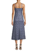 Brigid Beaded Midi-Dress