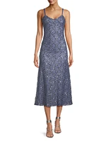 Brigid Beaded Midi-Dress