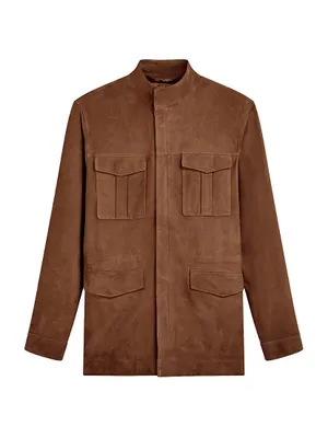 Leather Field Jacket