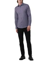 Ooohcotton Tech James Geometric Long-Sleeve Shirt