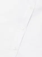 Cropped Poplin Shirt