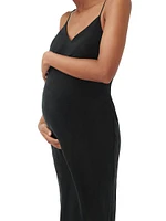 The Ricky Slip Maternity Midi Dress