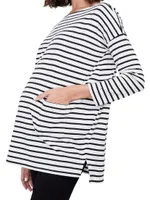 The Maternity Bateau Top