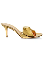 Lucrezia 70MM Metallic Mule