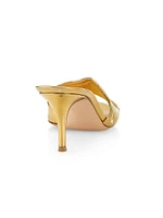 Lucrezia 70MM Metallic Mule