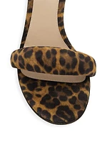 Bijoux 85MM Leopard Suede Mules