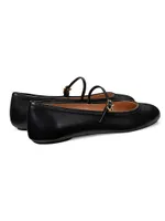 Carla Leather Ballet Flats