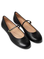 Carla Leather Ballet Flats