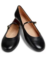 Carla Leather Ballet Flats