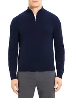 Hilles Cashmere Quarter-Zip Sweater