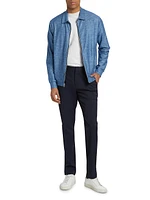 Slim-Fit Herrington Cotton & Linen-Blend Jacket