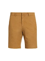 Slim-Fit Garment-Dyed Cotton-Blend Chino Shorts