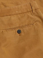 Slim-Fit Garment-Dyed Cotton-Blend Chino Shorts