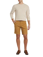 Slim-Fit Garment-Dyed Cotton-Blend Chino Shorts