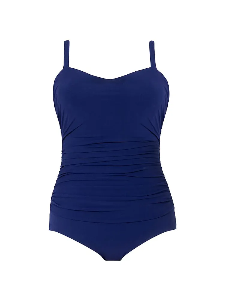 Ruched One-Piece Swimsuit