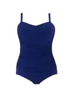 Ruched One-Piece Swimsuit