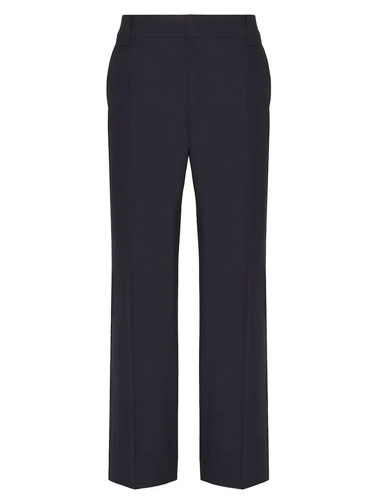 Wool Trousers With Tailoring Label