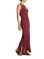 Evening Beaded Knit Gown