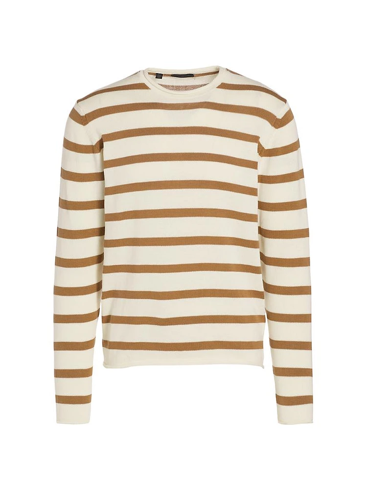 COLLECTION Striped Cotton Sweater