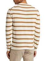 COLLECTION Striped Cotton Sweater