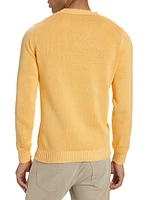 COLLECTION Garment-Dyed Cotton Crewneck Sweater