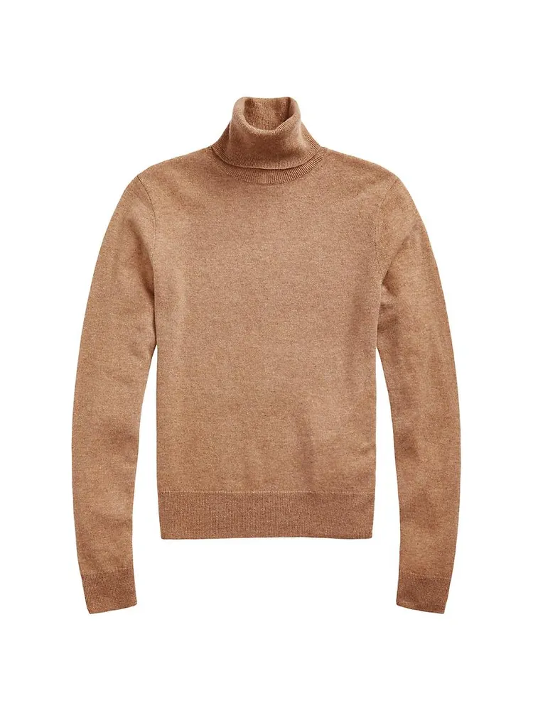 Fitted Cashmere Turtleneck Sweater