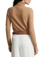 Fitted Cashmere Turtleneck Sweater