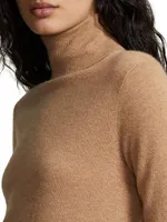 Fitted Cashmere Turtleneck Sweater