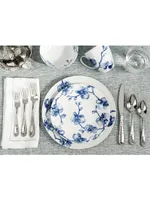 Blue Orchid 4-Piece Dinnerware Set