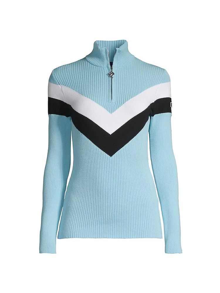 Pucci x Fusalp Victoire Quarter-Zip Sweater