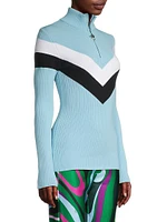 Pucci x Fusalp Victoire Quarter-Zip Sweater