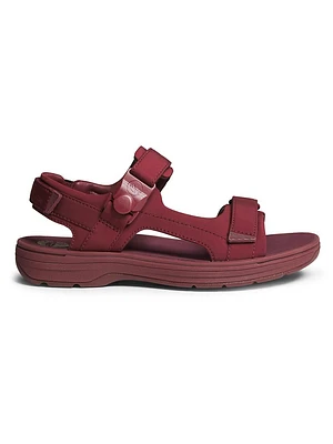 Cur Leather-Blend Sandals