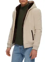 Shearling Lamb Lined Bomber Jacket