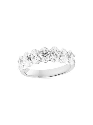 14K White Gold & 2.23 TCW Diamond Band Ring