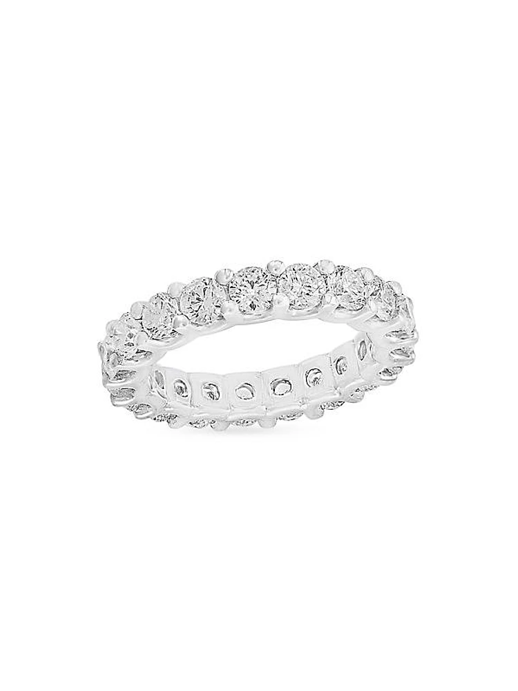 14K White Gold & 3.35 TCW Diamond Eternity Ring